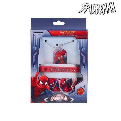 Necklace and Bracelets set Spiderman 91009
