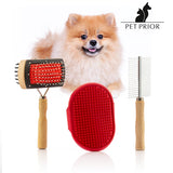 Collection Pet Prior Set of Dog Brushes (3 Pieces)
