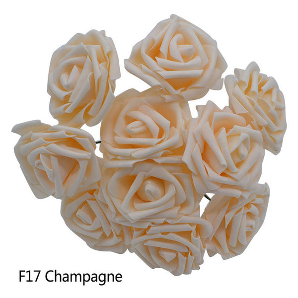 Bouquet de fleurs artificelles - (25 têtes - 8 cm) - Frais de livraison offerts!