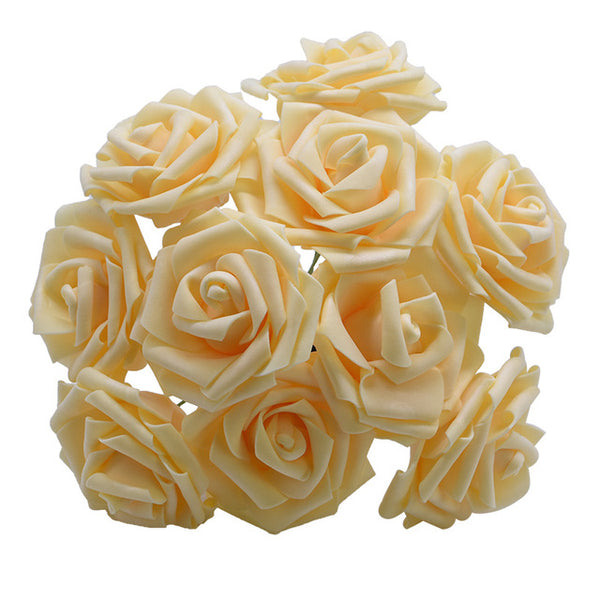 Bouquet de fleurs artificelles - (25 têtes - 8 cm) - Frais de livraison offerts!
