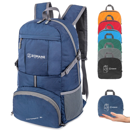 Petit sac à dos de randonnée ultra léger et pliable résistant à l'eau,  durable et pliable pour homme et femme, pour sport de plein air, voyage
