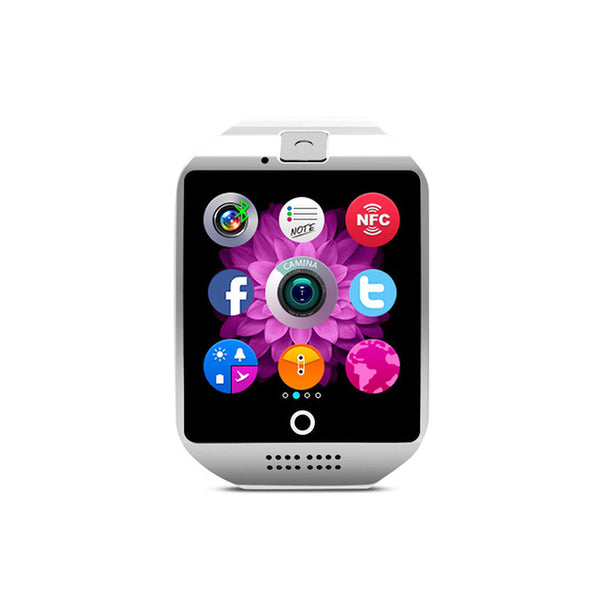 Q18 - Smart montre avec écran tactile Support caméra TF carte Bluetooth - smartwatch pour Android IOS Téléphone -Frais de livraison OFFERTS!