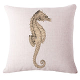 Housse de coussin (thème: la mer) - 45 cm X 45 cm - Frais de livraisons offerts!